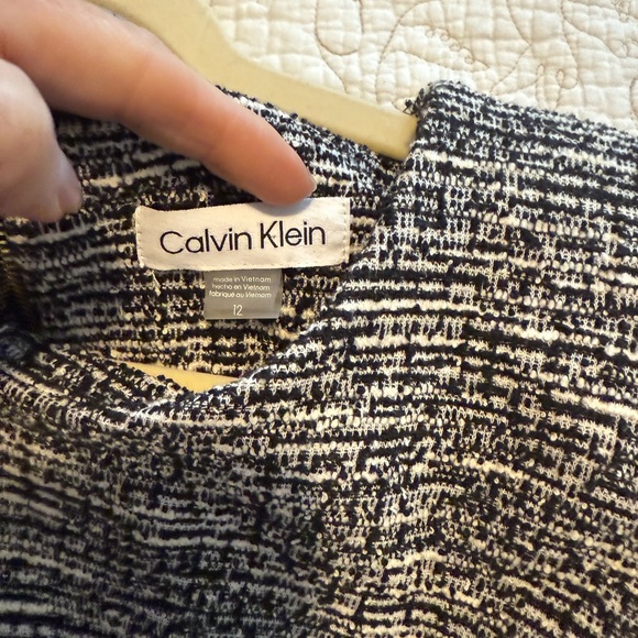 Calvin Klein black tweed dress - Picture 3 of 6